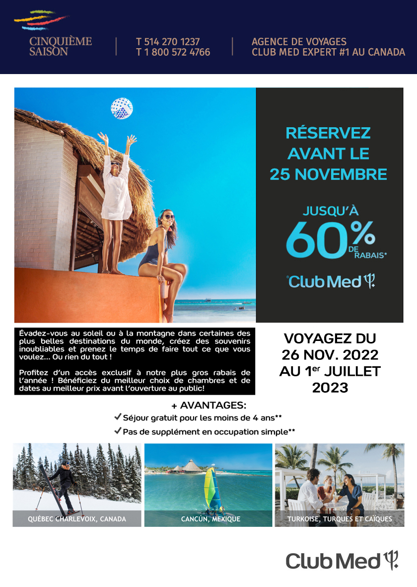 Club Med Réservez