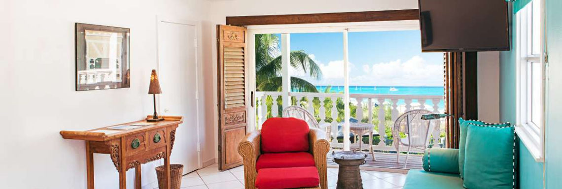 Club Med Columbus Isle, au Bahamas - Vue de l'intérieure d'une chambre Deluxe avec vue sur mer