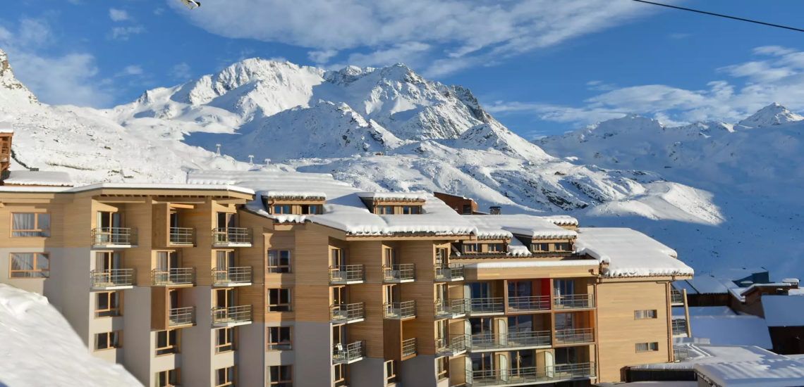 Club Med Val Thorens Sensations, France - Image aérienne du complexe dans son entièreté 